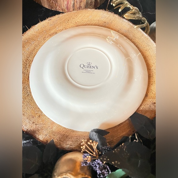 NWOT Queen’s Gothic Skeleton Bride & Groom Wedding Couple Til Death Plate - Picture 5 of 10